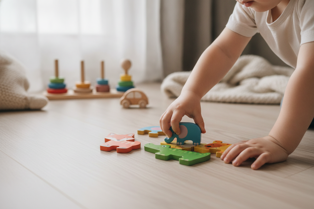 Puslespil til 2-årige: Udviklende og sjov leg for de mindste